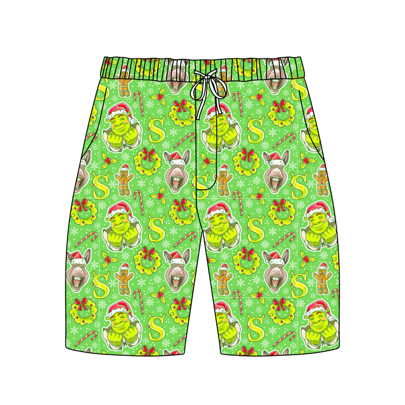 Swamp Bells Chill Adult Extended Length Short - Bamboo - Pre Order - Christmas Special