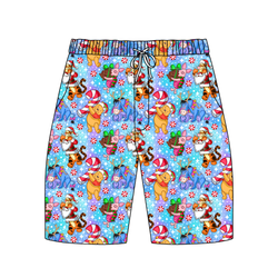 Holiday Hunny Chill Adult Extended Length Short - Bamboo - Pre Order - Christmas Special