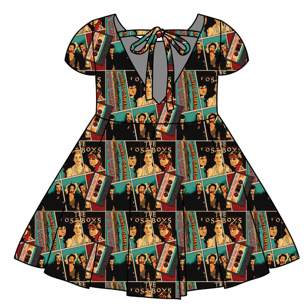 MOONLIT TRICKSTERS - Honey Girl's Twirl Dress Bamboo - PRE ORDER