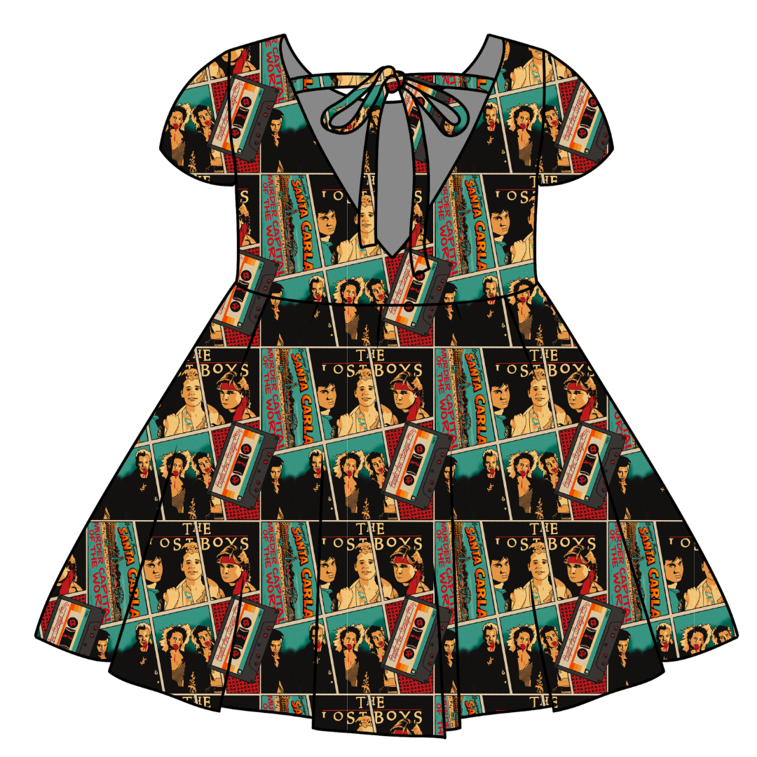 MOONLIT TRICKSTERS - Honey Girl's Twirl Dress Bamboo - PRE ORDER