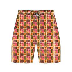 Holly Jolly Holiday Chill Adult Extended Length Short - Bamboo - Pre Order - Christmas Special