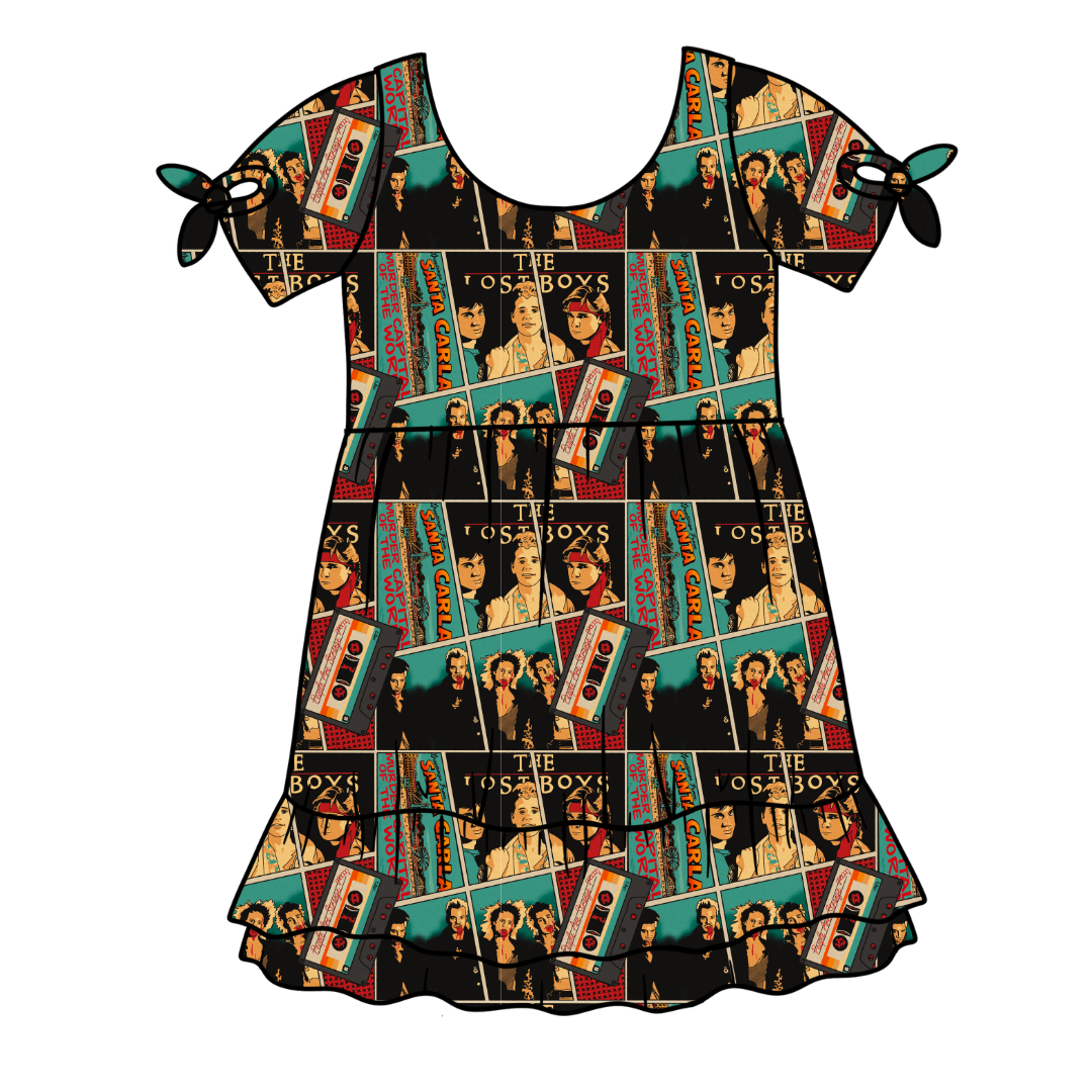 Moonlit Tricksters - Serenity Short Sleeve Lounge Dress - PRE ORDER