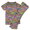 90's Playdate Cozy Bamboo Short Sleeve Pants Set - PRE ORDER