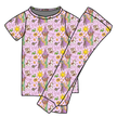 Floating Lights Cozy Bamboo Short Sleeve Pants Set - PRE ORDER