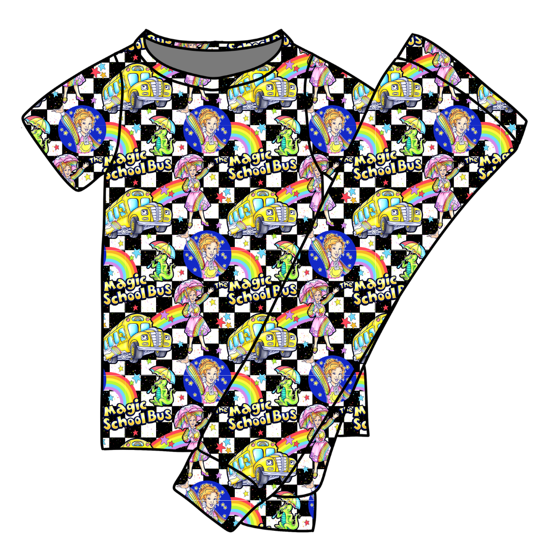 Magic School  Days Cozy Bamboo Short Sleeve Pants Set - PRE ORDER