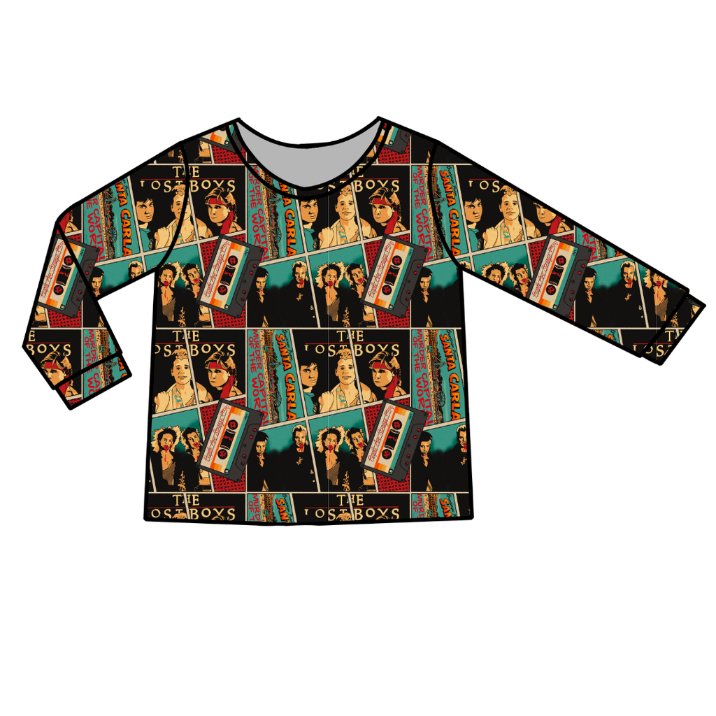 Moonlit Tricksters - Ruby Long Sleeve Bamboo Shirt - Pre Order