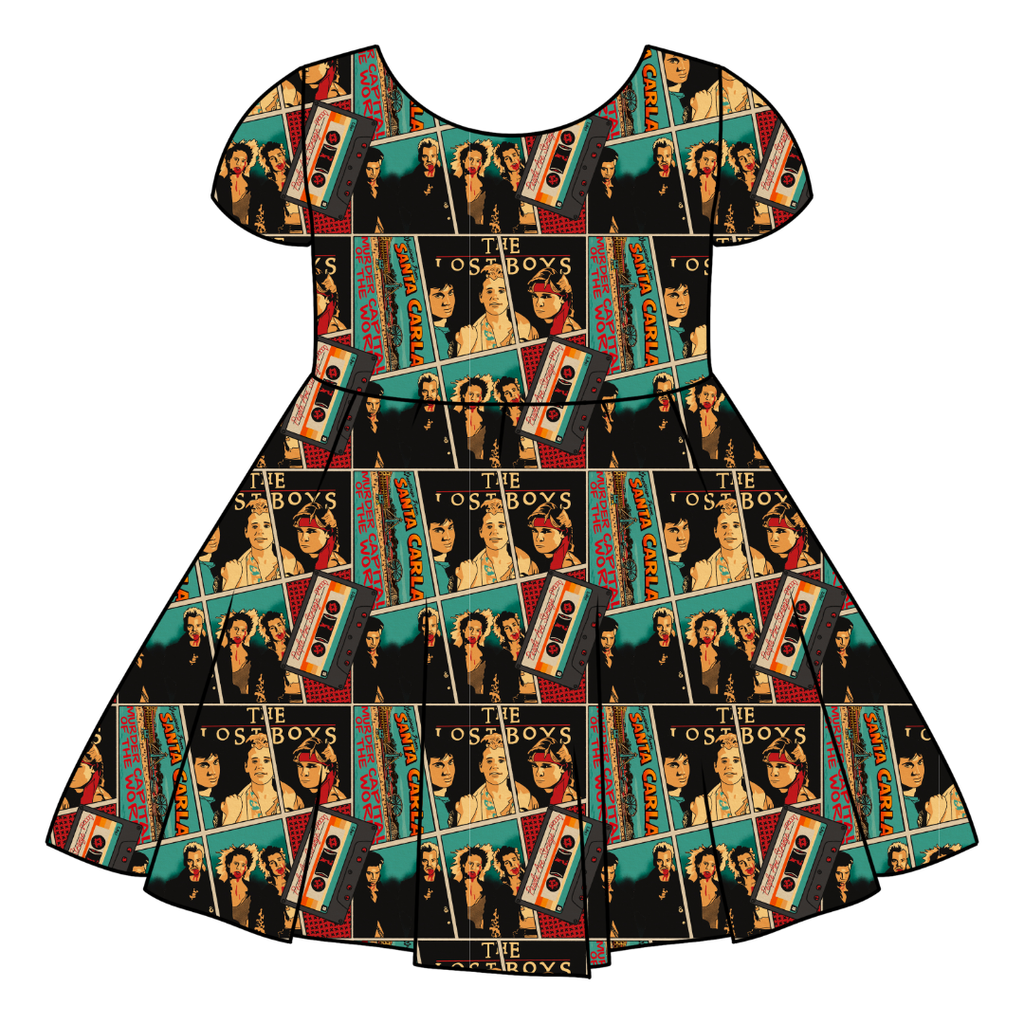 MOONLIT TRICKSTERS - Honey Girl's Twirl Dress Bamboo - PRE ORDER