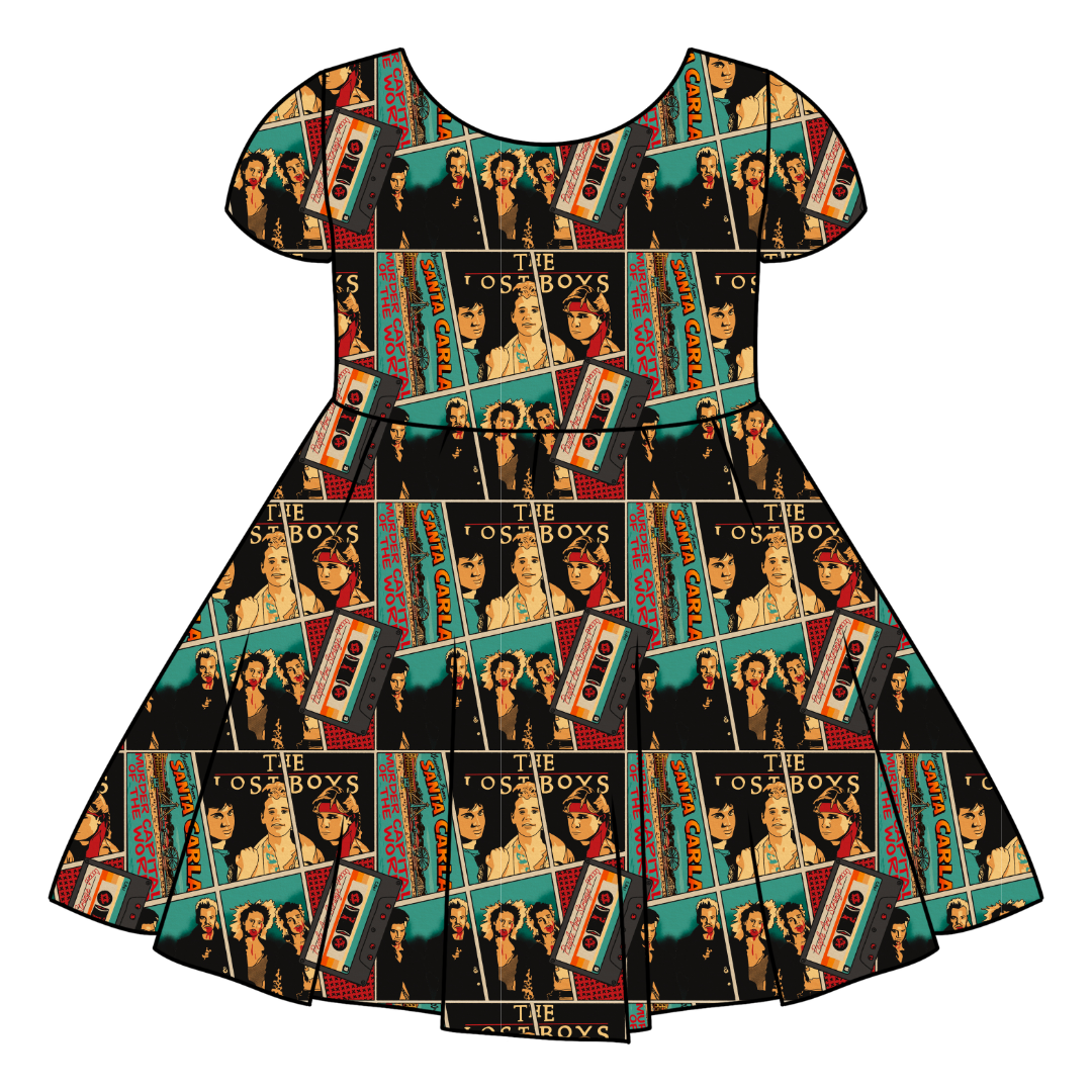 MOONLIT TRICKSTERS - Honey Girl's Twirl Dress Bamboo - PRE ORDER
