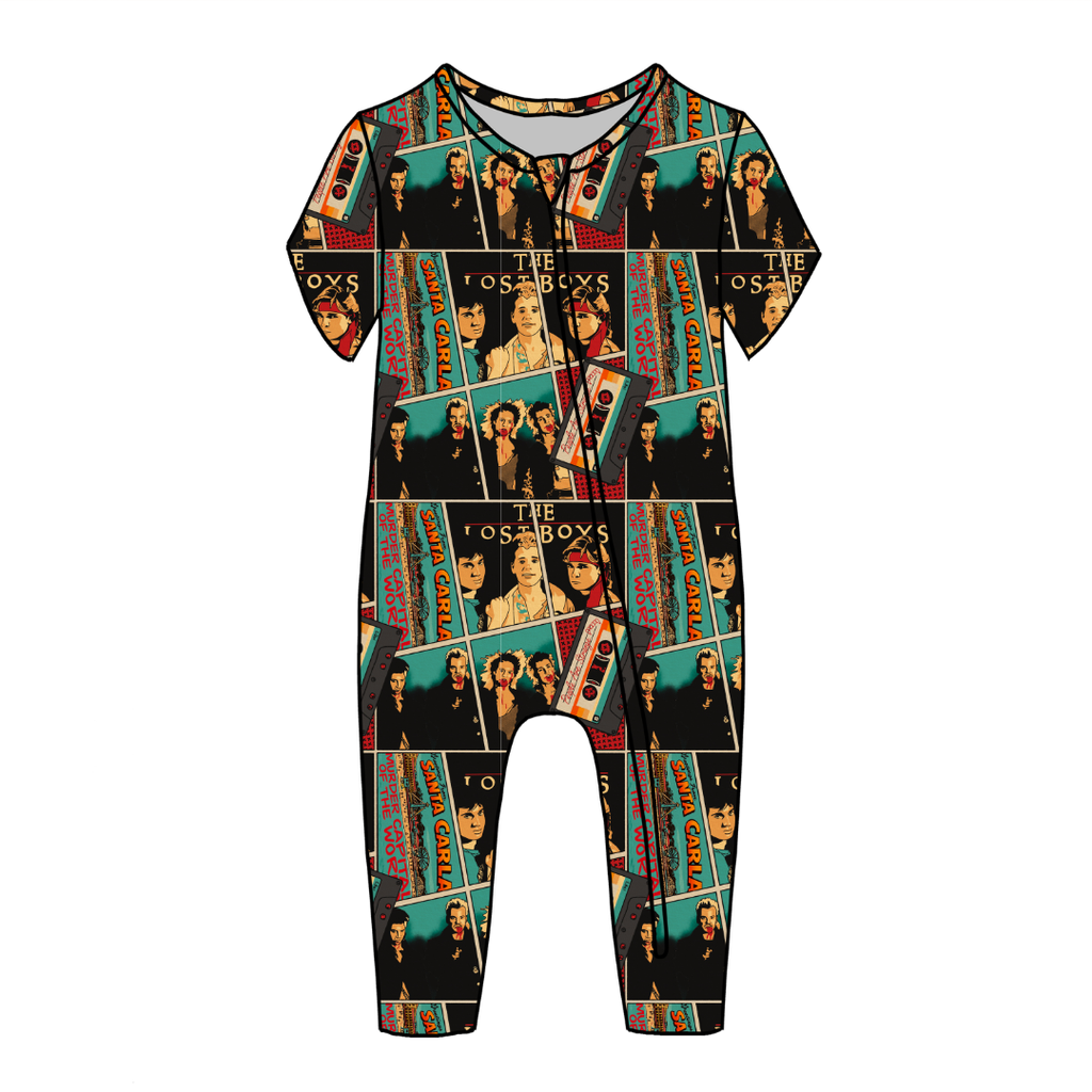 Moonlit Tricksters Dandelion Short Sleeve Sleeper Bamboo - PRE ORDER