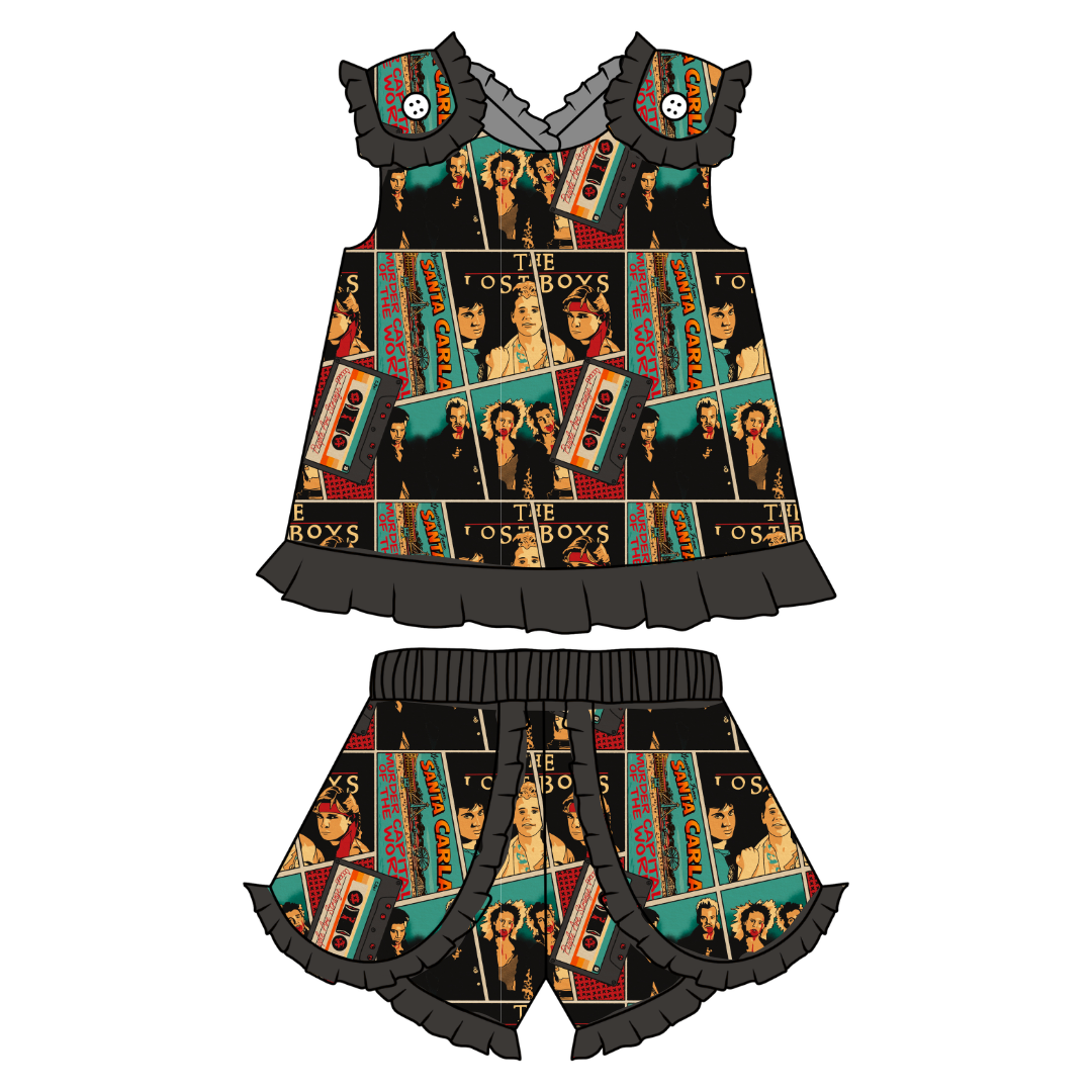Moonlit Tricksters - Evie Tulip Short Set Knit - PRE ORDER