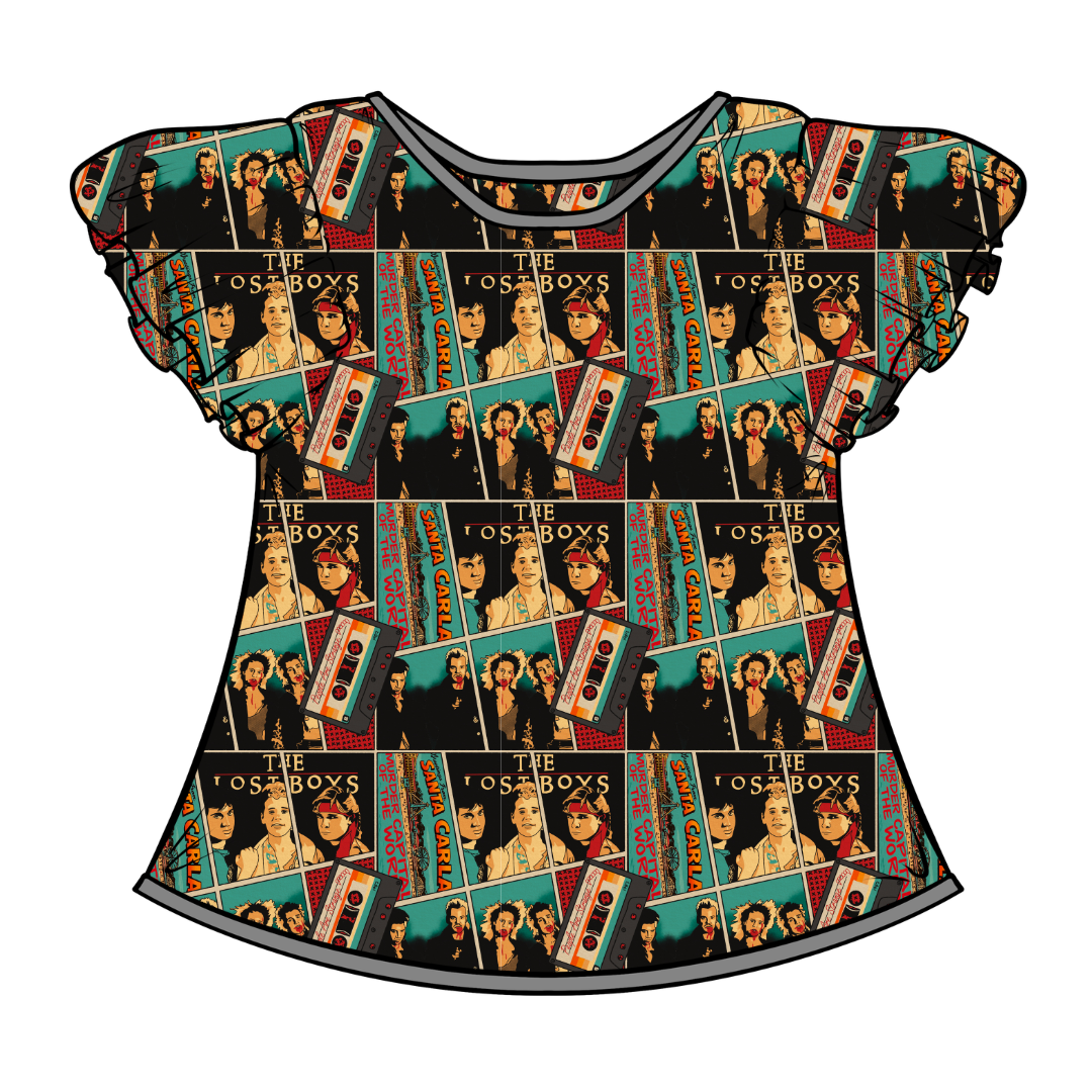 Moonlit Tricksters Moon Short Sleeve Flutter Bamboo Shirt - PRE ORDER