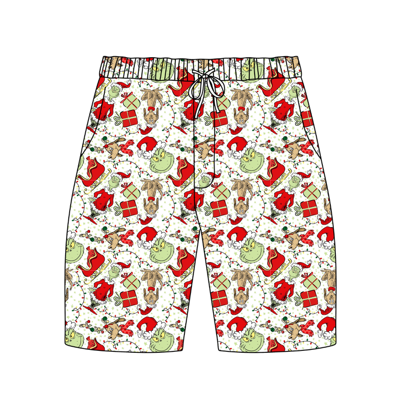 Mistle Toe & Mischief Chill Adult Extended Length Short - Bamboo - Pre Order - Christmas Special