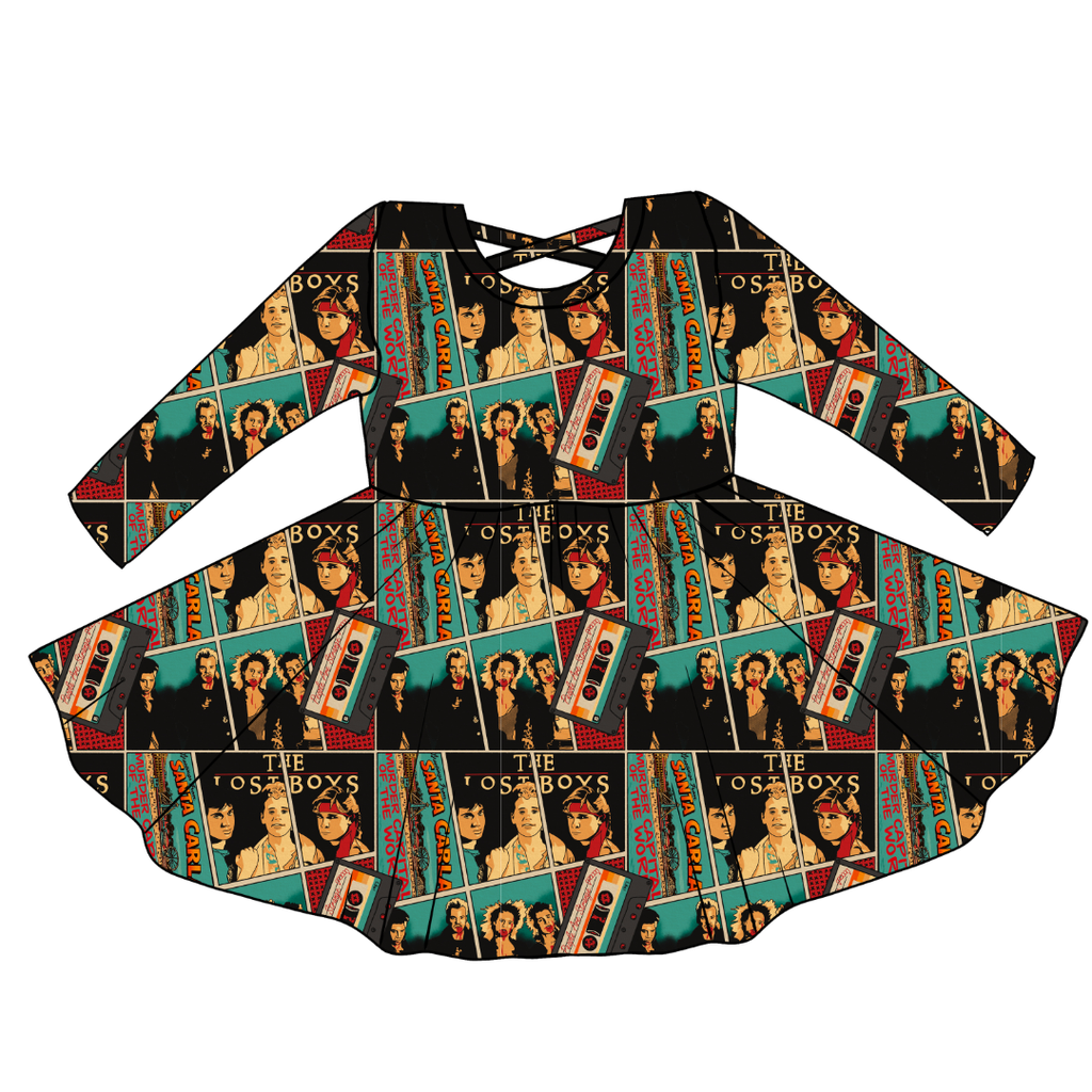 Moonlit Tricksters - Violet Cross Back Long Sleeve Knit - PRE ORDER