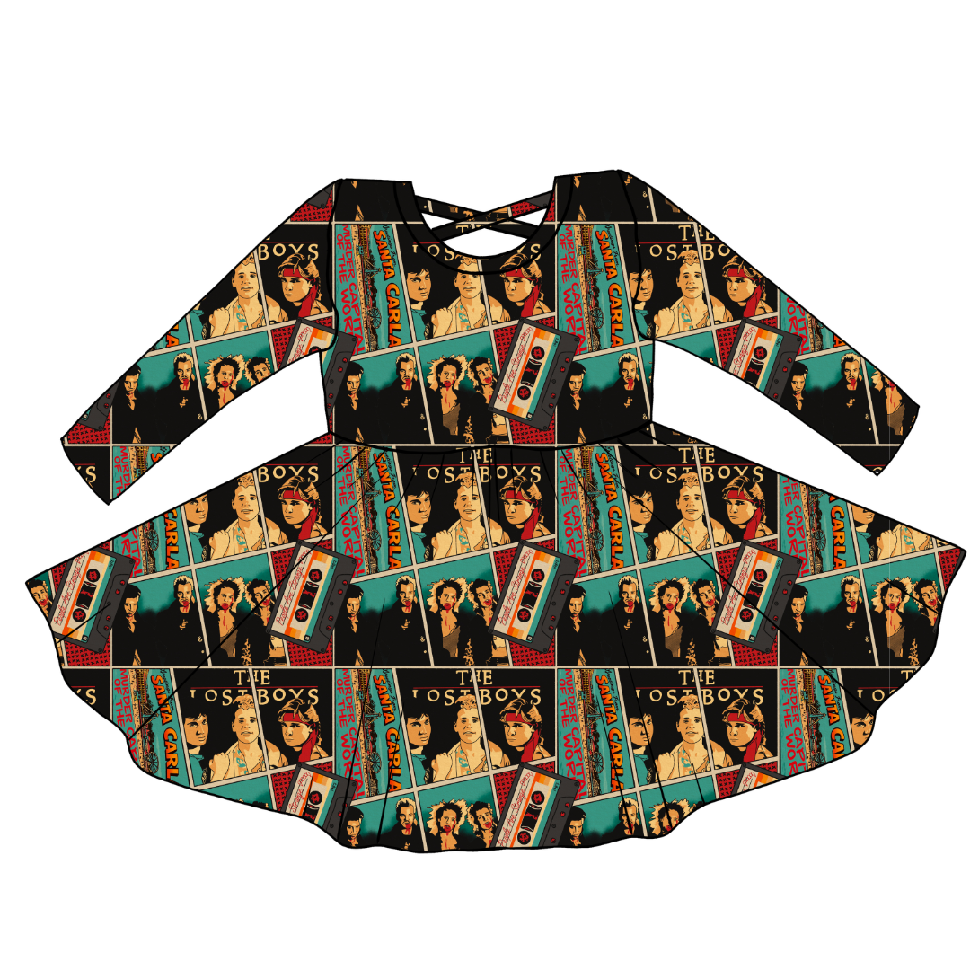 Moonlit Tricksters - Violet Cross Back Long Sleeve Knit - PRE ORDER