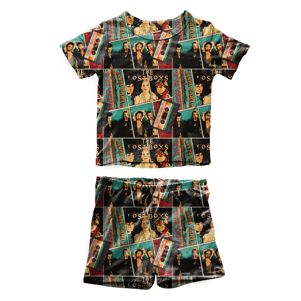 Moonlit Tricksters Fawn Short Sleeve Short Set Bamboo - PRE ORDER