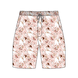 Jolly Snowman - Pink Chill Adult Extended Length Short - Bamboo - Pre Order - Christmas Special