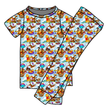 Sweet as Honey Cozy Bamboo Short Sleeve Pants Set - PRE ORDER
