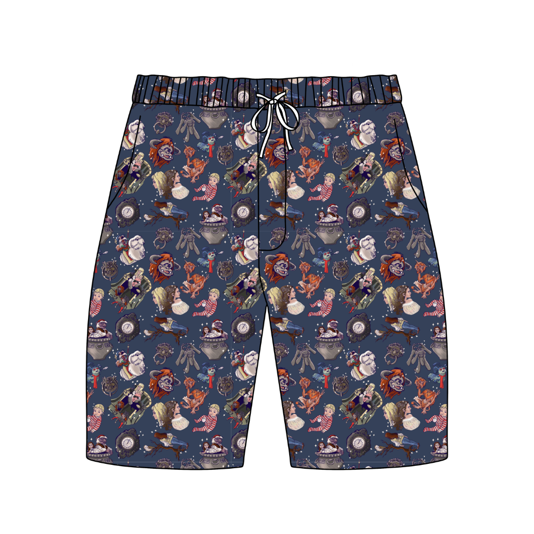 The Babe Chill Extended Length Adult Pajama Bamboo Shorts - Pre Order