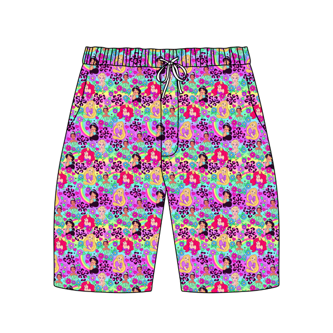 Dream Girl Era Chill Extended Length Adult Pajama Bamboo Shorts - Pre Order