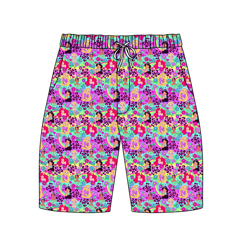 Dream Girl Era Chill Extended Length Adult Pajama Bamboo Shorts - Pre Order