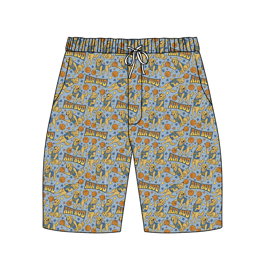 Golden MVP Chill Extended Length Adult Pajama Bamboo Shorts - Pre Order