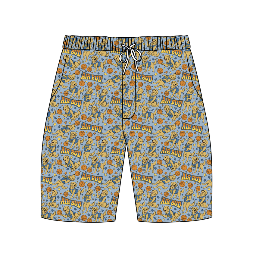 Golden MVP Chill Extended Length Adult Pajama Bamboo Shorts - Pre Order