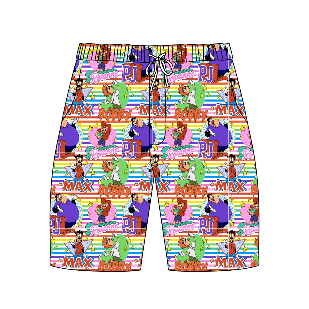 Stand Out, Bobby! Chill Extended Length Adult Pajama Bamboo Shorts - Pre Order