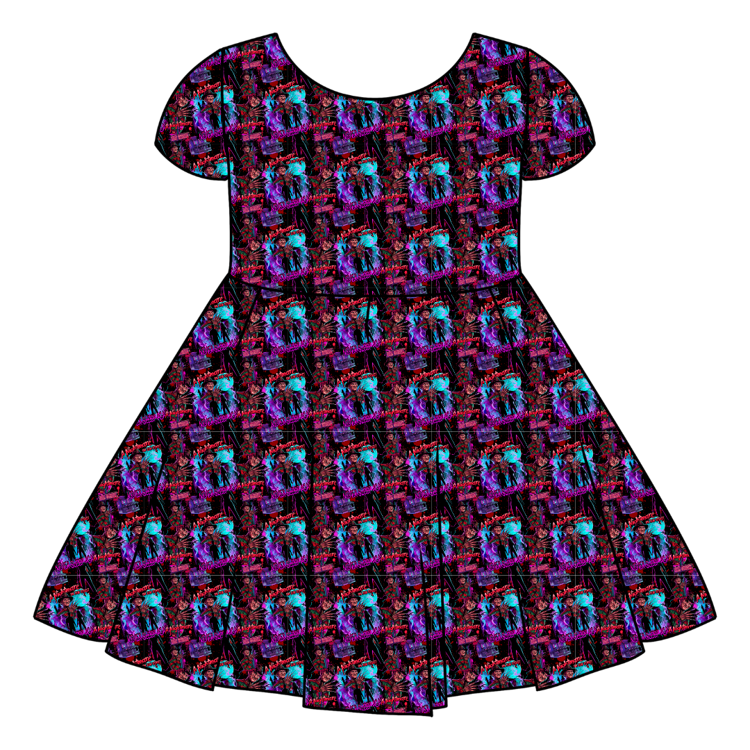 RESTLESS NIGHTS - Honey Girl's Twirl Dress Bamboo - PRE ORDER