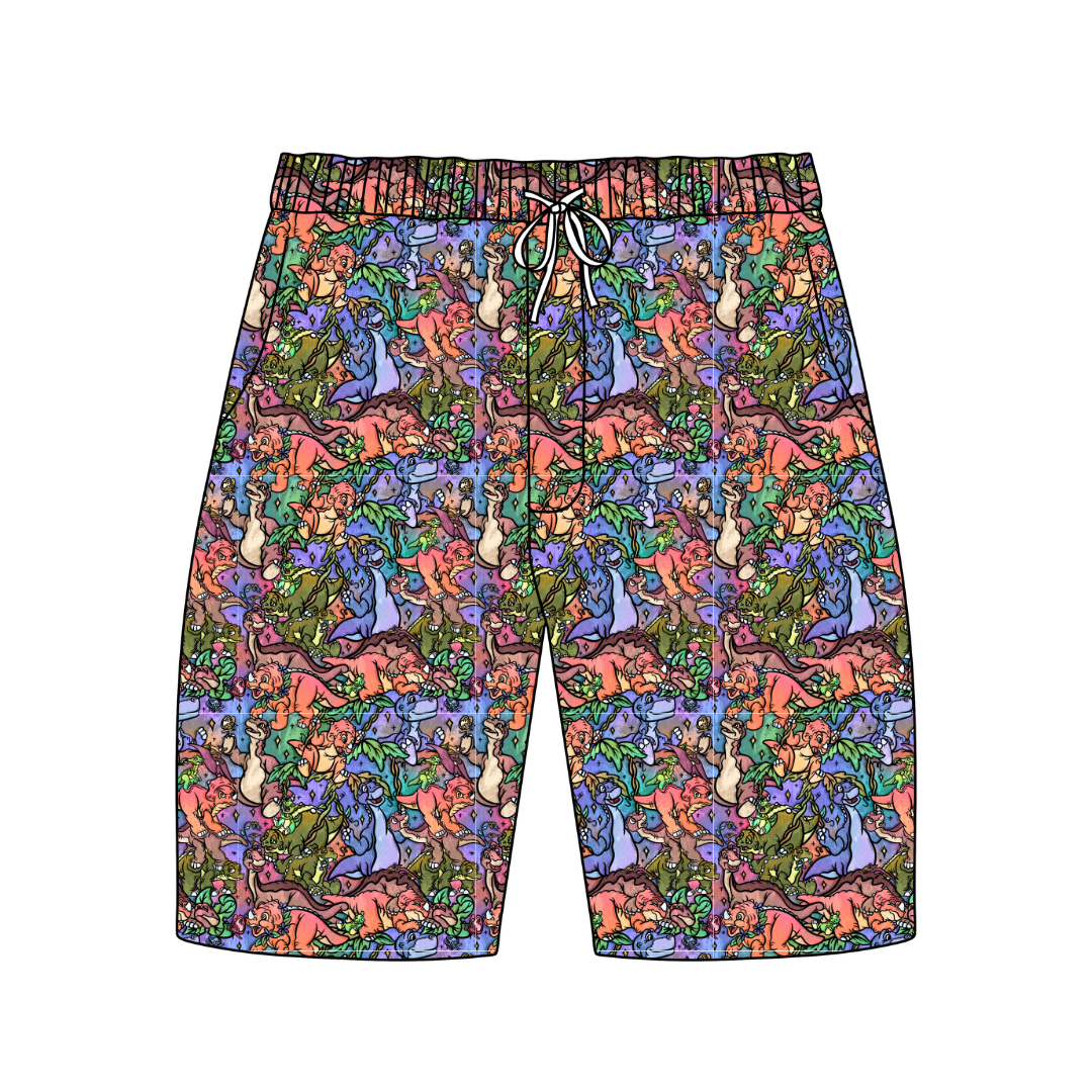 The Great Valley Chill Extended Length Adult Pajama Bamboo Shorts - Pre Order
