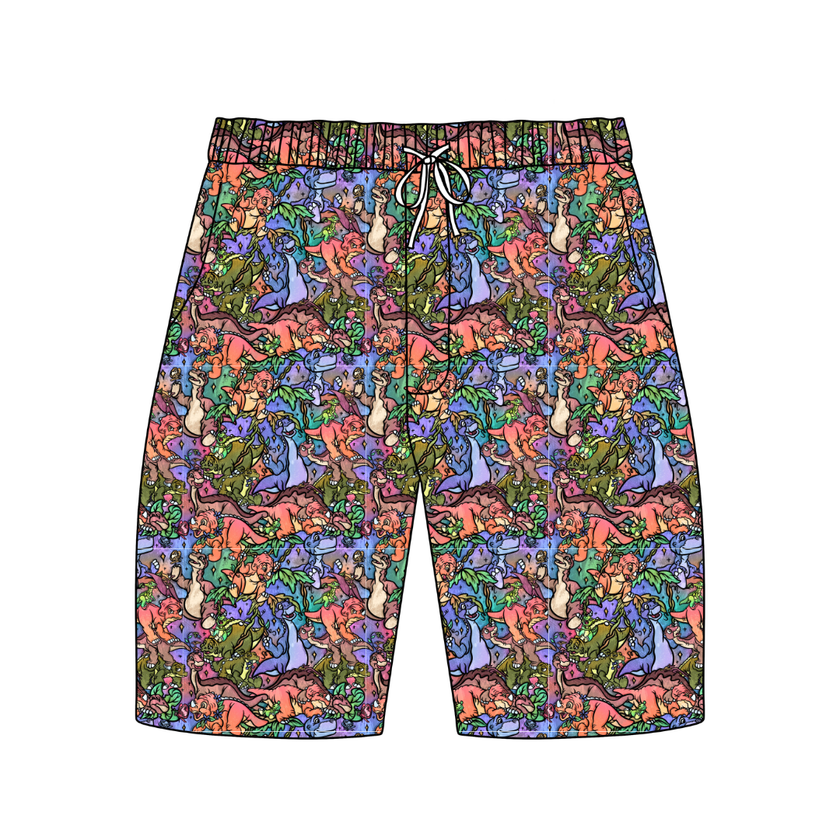 The Great Valley Chill Extended Length Adult Pajama Bamboo Shorts - Pre Order