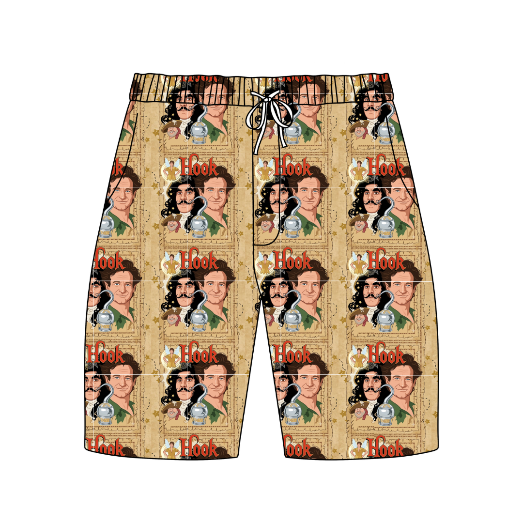 Never Grow Up Chill Extended Length Adult Pajama Bamboo Shorts - Pre Order