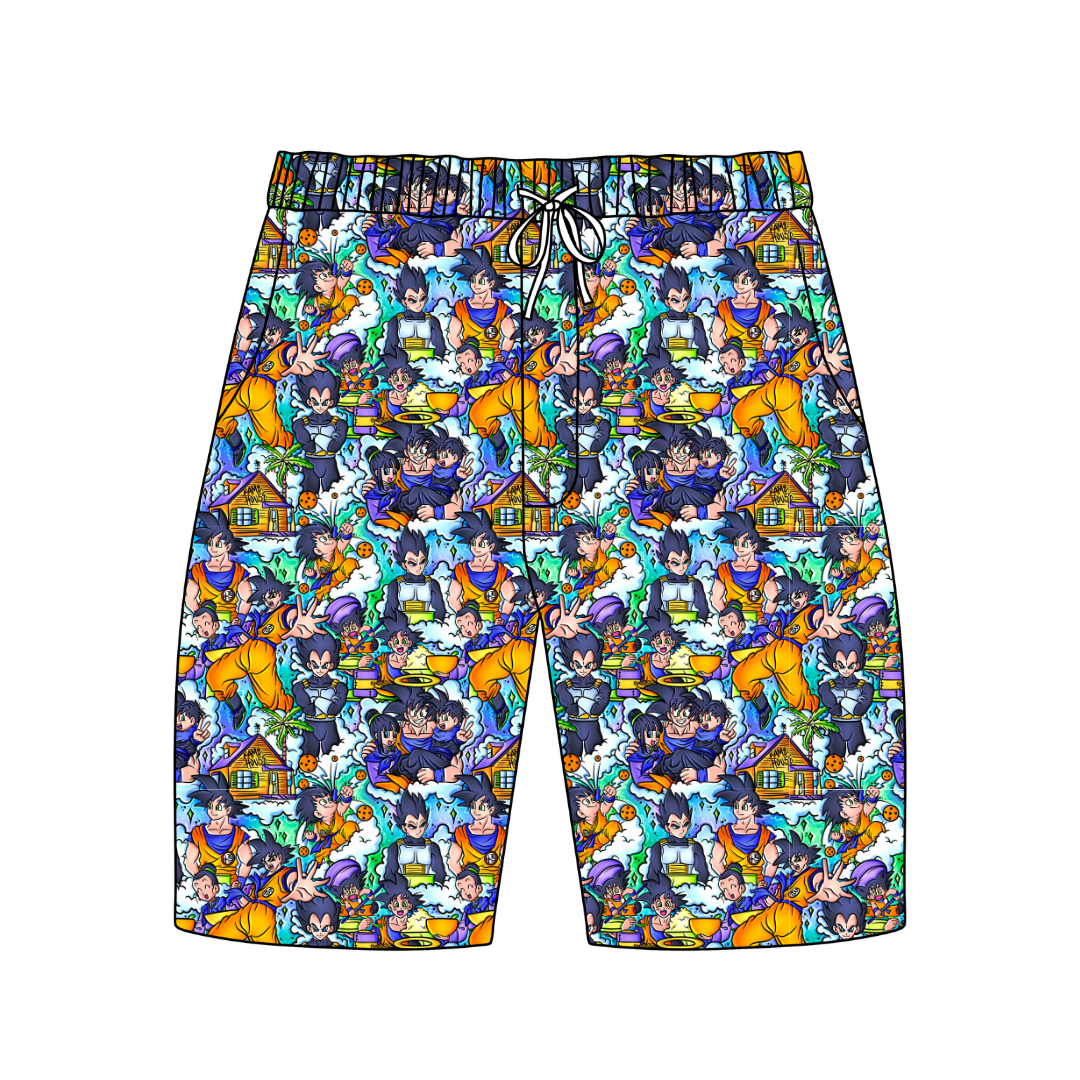 Limitless Chill Extended Length Adult Pajama Bamboo Shorts - Pre Order