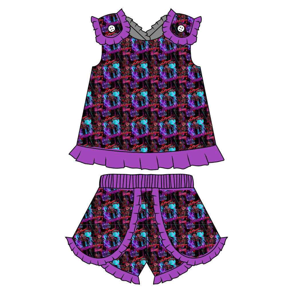 Restless Nights - Evie Tulip Short Set Knit - PRE ORDER