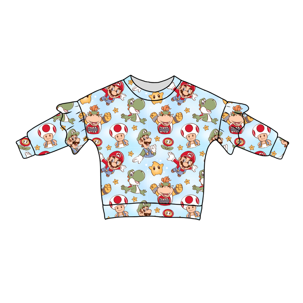 Dino Might Lillie Ruffle Sweater Knit - PRE ORDER