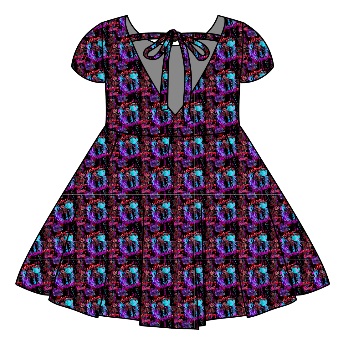 RESTLESS NIGHTS - Honey Girl's Twirl Dress Bamboo - PRE ORDER