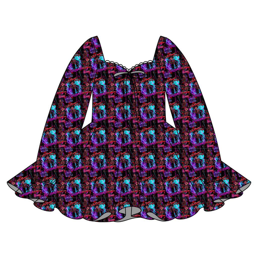 Restless Nights - Chloe Long Sleeve Sweetheart Dress Knit - PRE ORDER