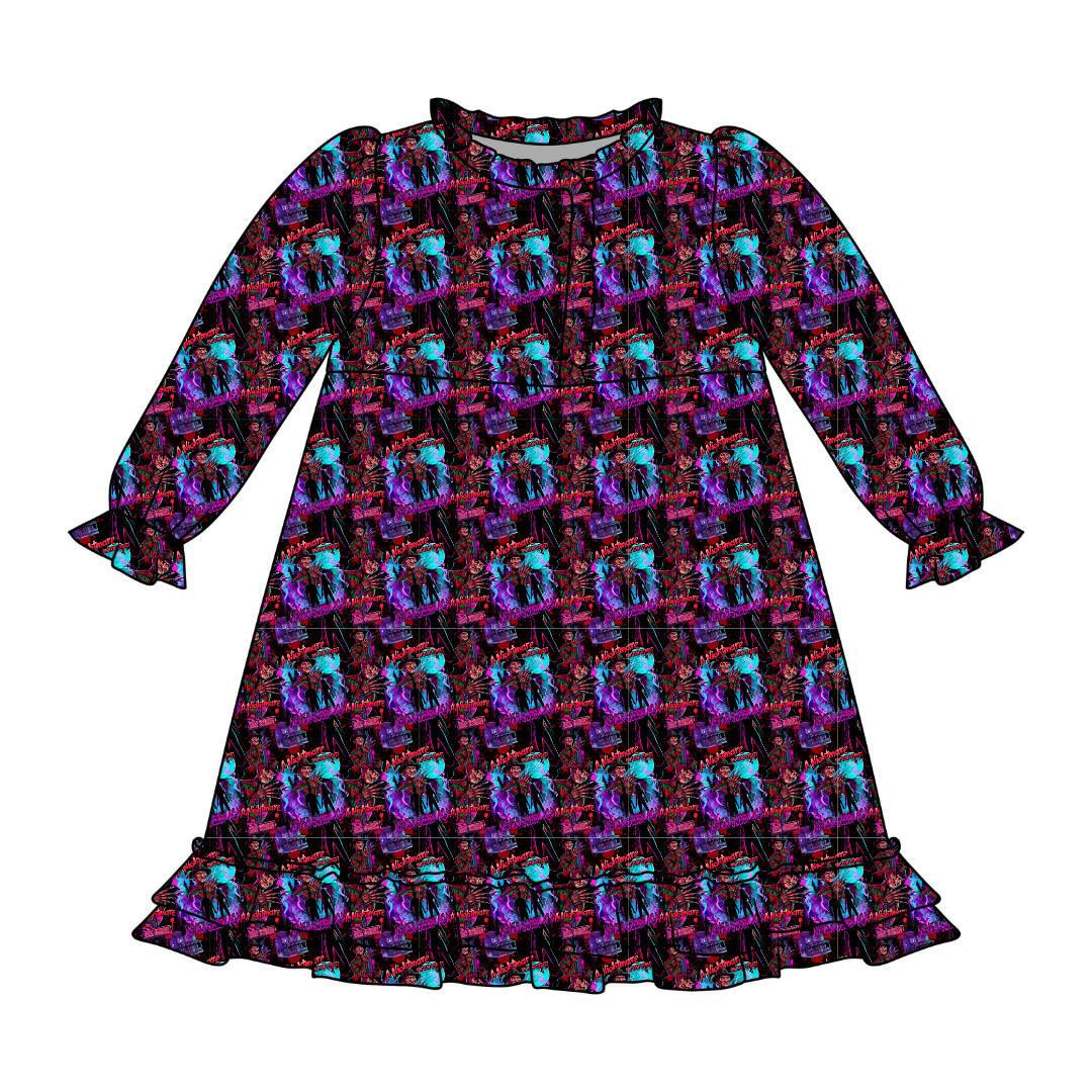 Restless Nights Emerald Bamboo Long Sleeve Lounge Dress - PRE ORDER