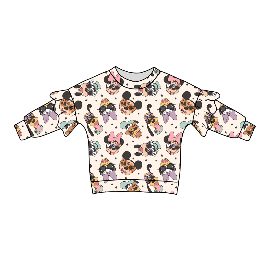 Spooky Cute Crew Lillie Ruffle Sweater Knit - PRE ORDER