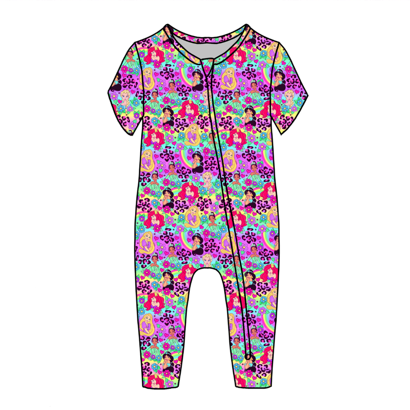 Dream Girl Era Dandelion Short Sleeve Sleeper Bamboo - PRE ORDER