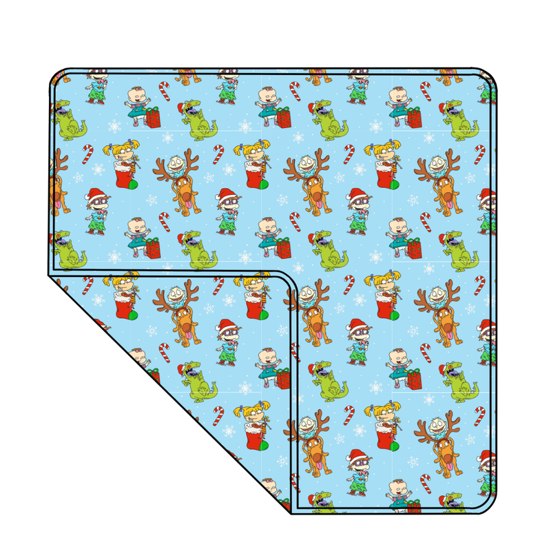 Holiday Parade Moonbeam Blanket - Bamboo - Pre Order - Christmas Special (50x50 Inches)