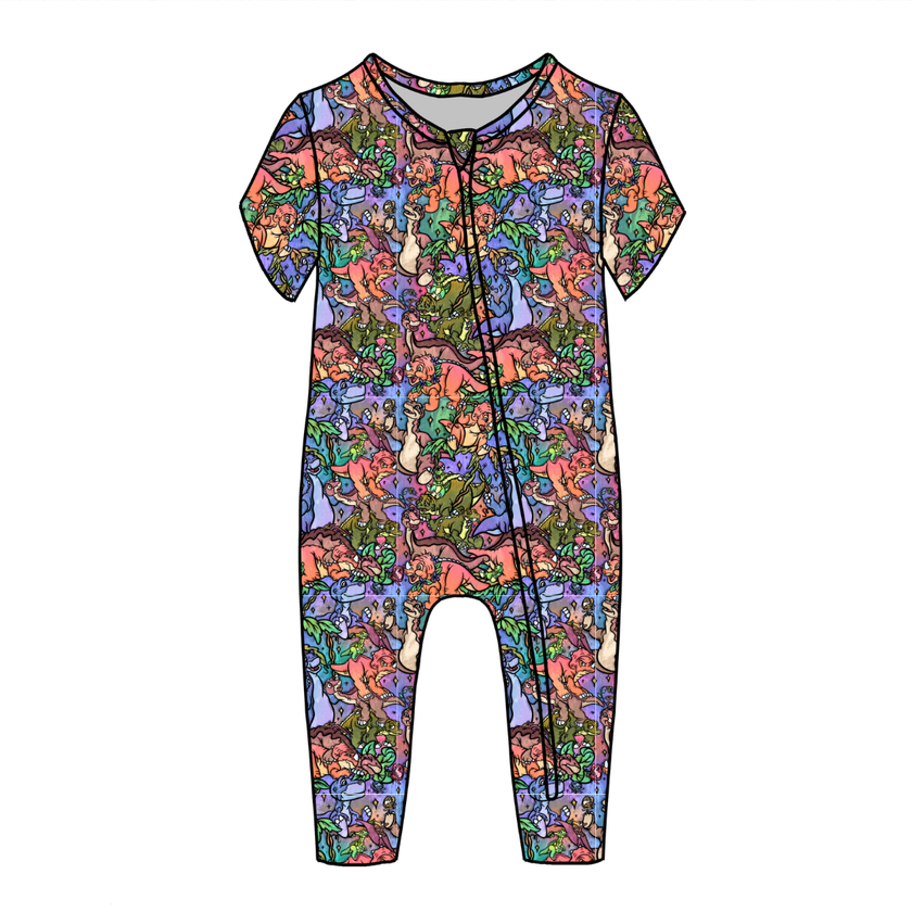 The Great Valley Dandelion Short Sleeve Sleeper Bamboo - PRE ORDER