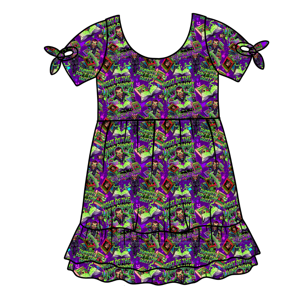 Scary Stories - Serenity Short Sleeve Lounge Dress - PRE ORDER