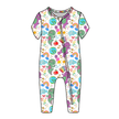 Learning is Magic Dandelion Short Sleeve Sleeper Bamboo - PRE ORDER