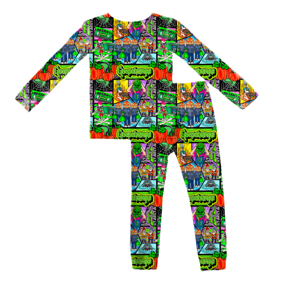 Bedtime Spooks Slumber Bamboo Long Sleeve Pants Set - PRE ORDER