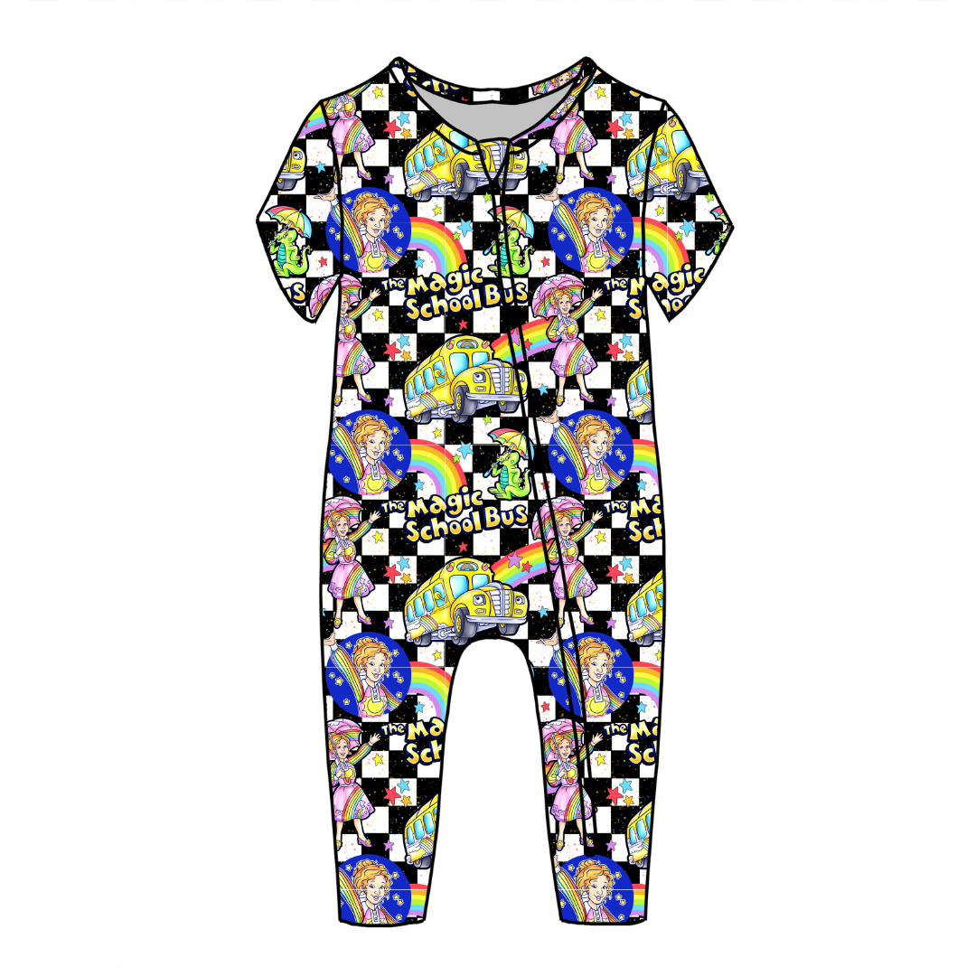 Magic School  Days Dandelion Short Sleeve Sleeper Bamboo - PRE ORDER