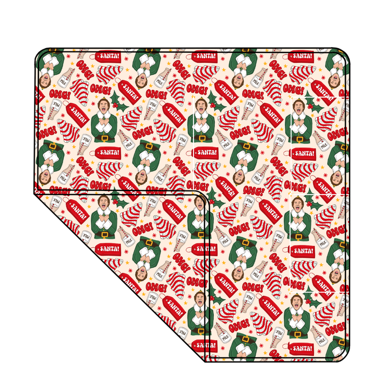 World's Best Elf Enchanted Blanket - Knit - Pre Order - Christmas Special (50x50 Inches)