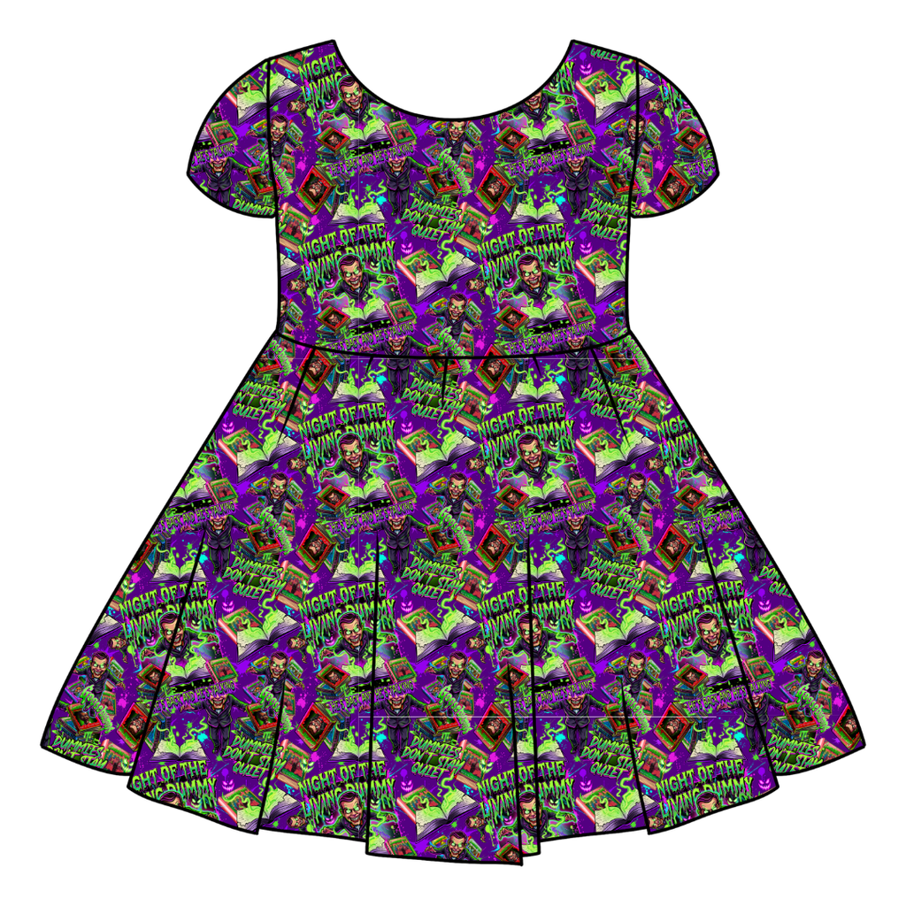 SCARY STORIES - Honey Girl's Twirl Dress Bamboo - PRE ORDER
