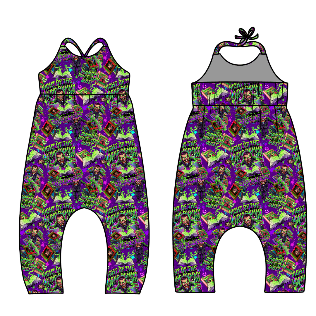 Scary Stories - Brielle Halter Jumpsuit Knit - PRE ORDER
