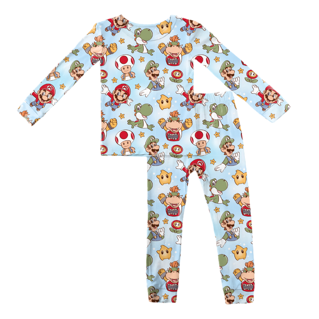 Dino Might Slumber Bamboo Long Sleeve Pants Set - PRE ORDER