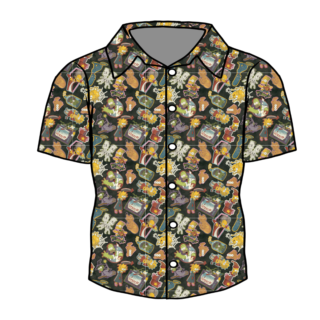 Treehouse Terror - Twilight Men's Button Down Bamboo - Pre Order